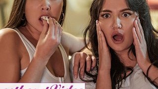 Sweet Heart Video - Lesbian Step Sisters Karlee Grey & Charlotte Cross Lick Each Other's Pussy 